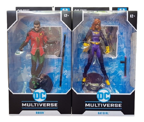 Dc Multiverse Gaming Wave 6 Figuras Robin Batgirl Nuevas !!!