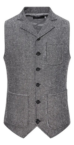 Chaleco De Traje Para Hombre  Chaleco  Vestido  Blazer