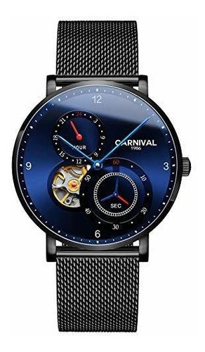 Teintop Carnival Reloj Mecánico Automático Para Hombre Con B