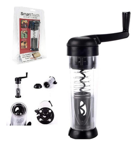 Abridor Vinho Smart Touch Saca-rolha Automático Corta Lacre