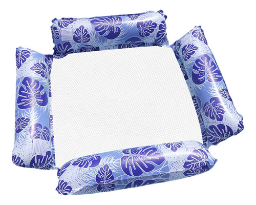 Hamaca Flotante Inflable Para Piscina, Azul Oscuro