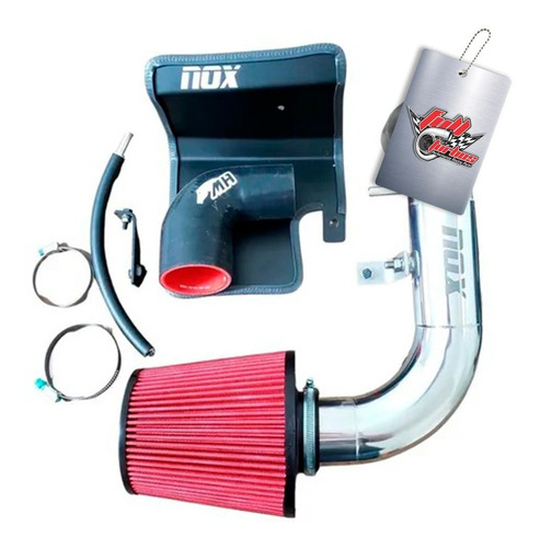 Imagem 2 de 6 de Kit Intake Inox Stage 2 Nox + Filtro Esportivo Vw Up 1.0 Tsi