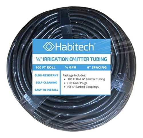 Tubería De Línea De Goteo Habitech (rollo De 100 Pies) - 6 E