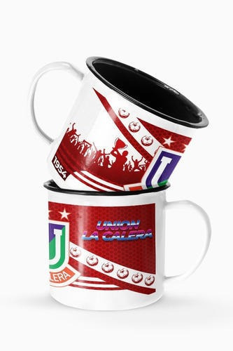 Taza Lechero Enlozado Deporte Unión La Calera Fútbol Chile