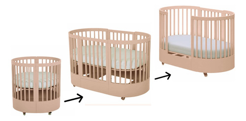 Cuna Progresiva Sognare Rosa - Kidscool
