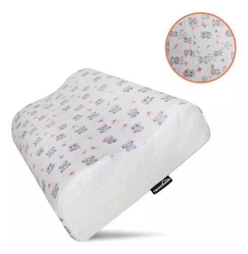 Almohada Memory Foam Infantil Con Carbón Activado