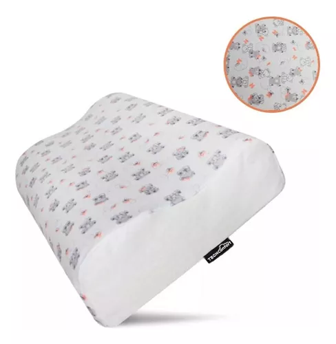 Almohada Ortopédica Memory Foam Carbón Activado Tipo Baja