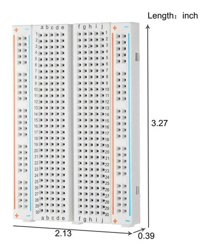 Imagen 3 de 5 de Protoboard Breadboard Para Proyectos De Electronica