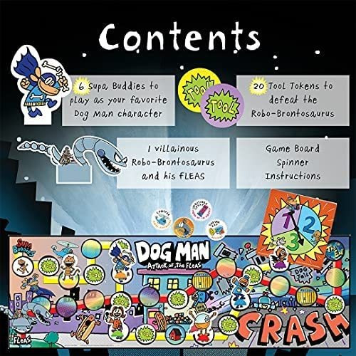 Juego De Mesa Dog Man El Ataque De Las Pulgas