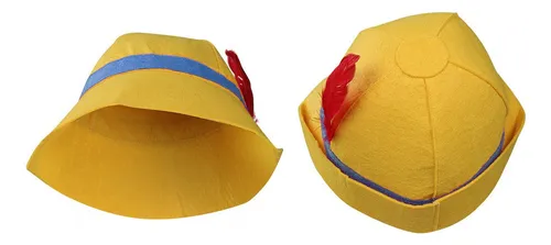 Gorra De Cosplay De Pinocho Para Niños, Disfraz De Halloween