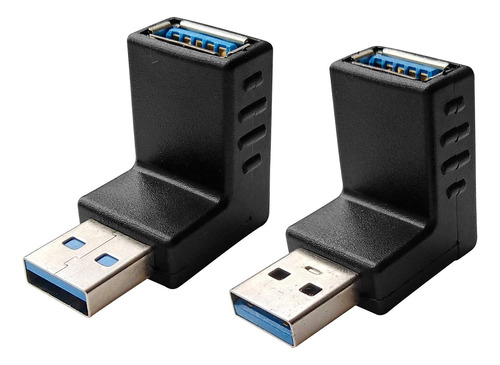 Adaptador De Extension Usb 3.0 Macho A Hembra - 90 Grados E