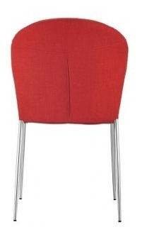 Imagen 2 de 9 de Silla Zuo Modelo Oulu Color Mandarina Këssa Muebles