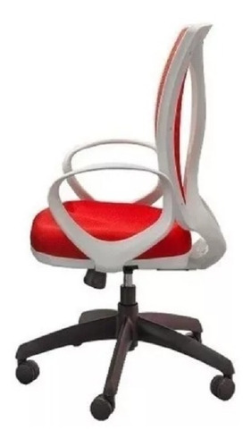 Imagen 1 de 3 de Sillón Alma Gerencial Blanco Base Negra Kromo-s Envio