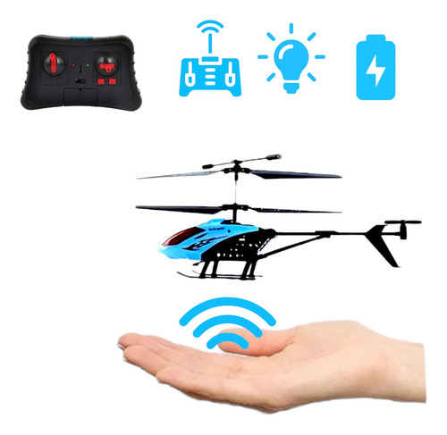 Helicóptero D Juguete A Control Remoto Rc Con Luz Drone