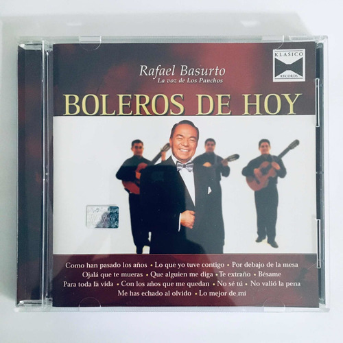 Boleros De Hoy - Rafael Basurto (los Panchos) Cd Nuevo