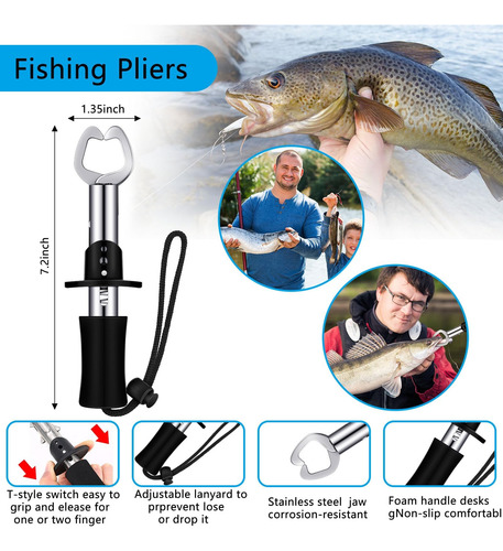Sosation Kit De Herramientas De Pesca De 134 Piezas Kit De A