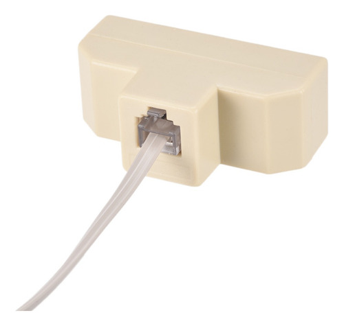 L Conector Telefónico Rj11 6p4c Macho A 4 Hembra 3pzs