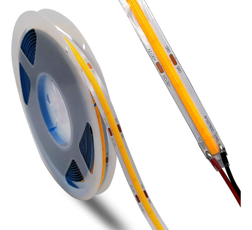 Weisuan-tuodi Tira Led Cob De 12 V Cc De Alta Densidad Flexi