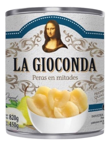 Peras En Mitades X820g - La Gioconda (12 Unidades)