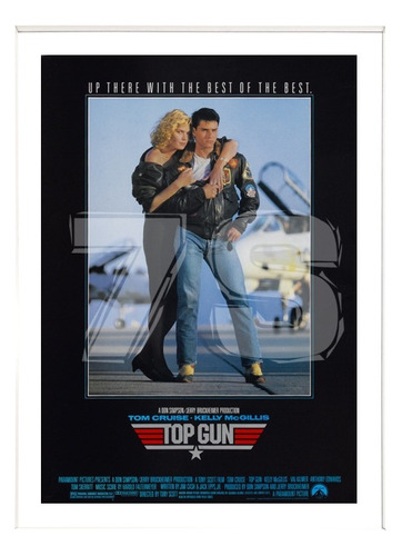 Póster De Película Top Gun - Afiche Película Clásica Pareja