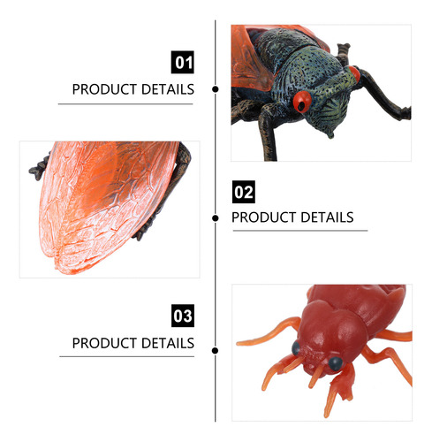 1 Conjunto De Modelos De Animais Artificiais, Animais Falsos