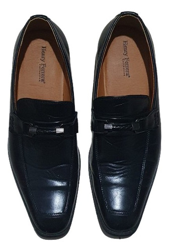 Zapatos Vestir Henry Ferrara (kenneth) Negro 9.5 Poco Uso