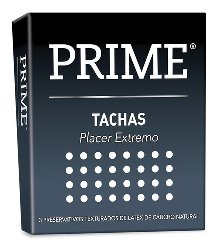 Imagen 1 de 3 de Preservativo Prime Tachas X 3