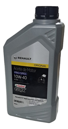 Aceite Castrol 10w40 Semisintetico 1 Litro Original Renault