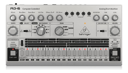 Máquina De Ritmos Behringer Rd-6-sr Plateada Analógica