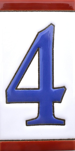 Números Casa. Numeros Y Letras Azulejo De Ceramica, Pi...