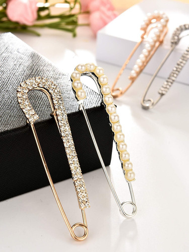 Broches De Mujer, Clips De Suéter Para Chal De Perla De Y