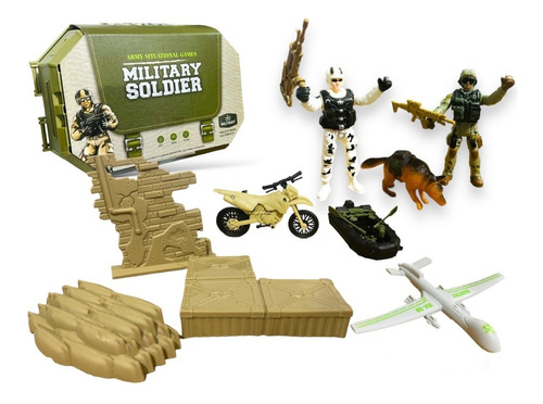 Playset Base Militar Special Forces Completo