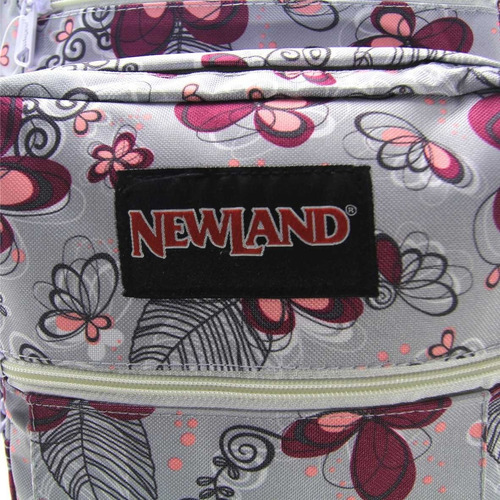Imagem 5 de 5 de Mochila De Costas Newland Costas Flores 1017005