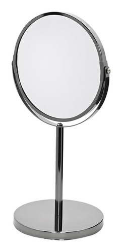 Espelho De Aumento 5x Rotativo Com Base 35cm Mimo Style