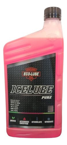 Refrigerante Icelube Pure Orgánico X 1 Litro Red