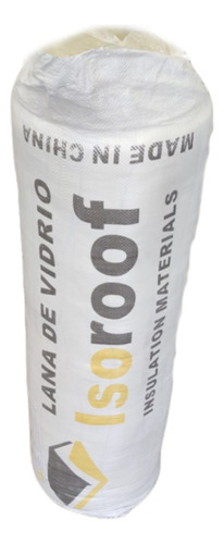 2 Rollos Lana De Vidrio 50mm 24m2 Aislante Térmico Isoroof