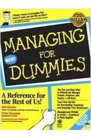 Managing For Dummies De Bob Nelson; Peter Economy Pela Hu...