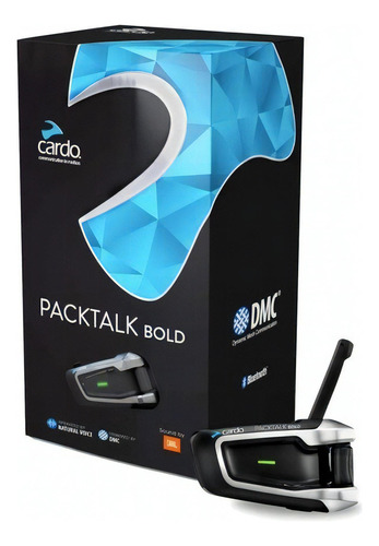 Intercomunicador Cardo Packtalk Bold Jbl individual Negro