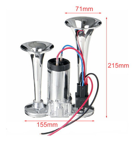 Horns Motocicletas Trens Caminhões Barcos Super Compressor D