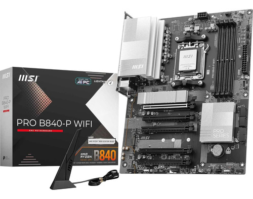 Placa Base Wifi Msi Pro B840-p, Atx, Compatible Con Amd Ryze