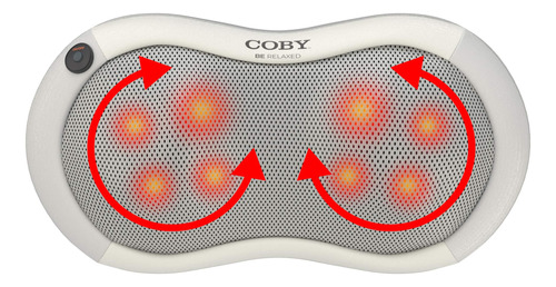 Coby Shiatsu - Almohada De Masaje Con Calor | Cojin Terapeut