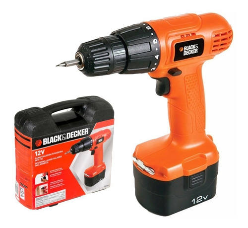 Destornillador Taladro Inalámbrico Black & Decker Con Valija