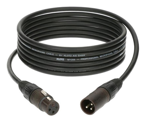Cable De Micrófono Klotz Xlr M1fm1k0500 5 Mts