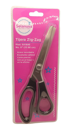 Tijera Zigzag Multiusos 9  22.86 Cm Acero Inoxidable Sastre