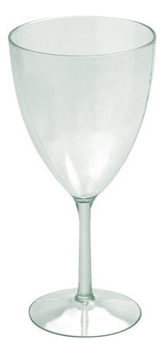 Taça De Plástico 330 Ml Vinho Cristal Verde - Plasutil