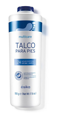 Talco Para Pies Esika X 500g - g a $60