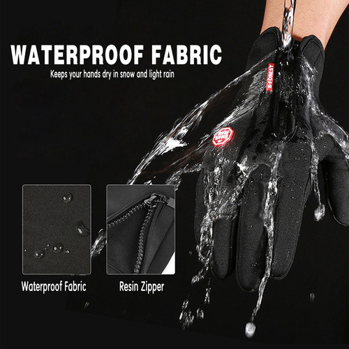 Guantes De Ciclismo Táctil Impermeable Polar Térmico Deporte