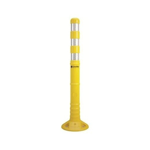 Delineador Rebatible Vial Amarillo 80cm Filtro Uv Reflectivo Conoflex