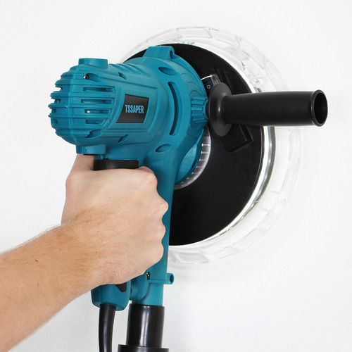 Lixadeira De Parede 850w Para Massa Corrida Com Led
