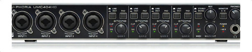 Cor da interface Behringer Umc 404hd + preta